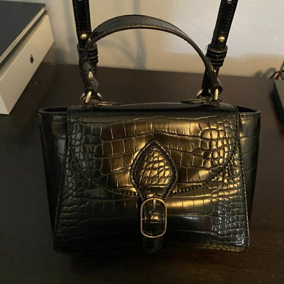 Banana Republic Croco Embossed Crossbody Bag - Picture 3 of 6